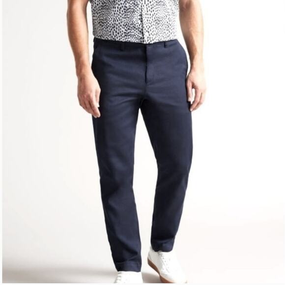 Ted Baker Other - Ted Baker London Speck Semi Plain Navy Blue Slim Fit Dress Pants Trouser NWT 30R